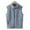 Light Blue, variant on Unisex Lightweight Vest for Boys and Girls â Solid Color Warm Jacket with Pockets, for Casual Wear