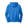 thumbnail image 4 of Port & Co Adult Male Men Hooded Plain Long Sleeves Sweatshirt Royal Large, 4 of 4
