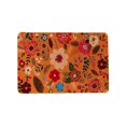 thumbnail image 1 of Tapis de Sol Floral Rétro Design Floral Classique pour Cuisine et Salon Usage Quotidien, 1 of 3