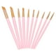 thumbnail image 3 of M Buder Set de 10 Pinceles de Madera y Nailon para Acuarela y Óleo Principiantes Rosa Mate (21.0 cm / 8.26 in), 3 of 9