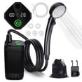 thumbnail image 1 of Douche de Camping Portable, Douche de Camping Rechargeable, Mode Double Vitesse, pour Randonnée Z7T0 Douche Électrique, 1 of 8