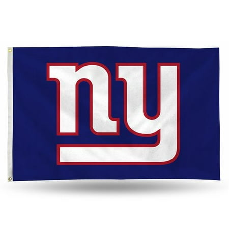 - Rico Industries NFL 3' x 5' Banner Flag, New York Giants