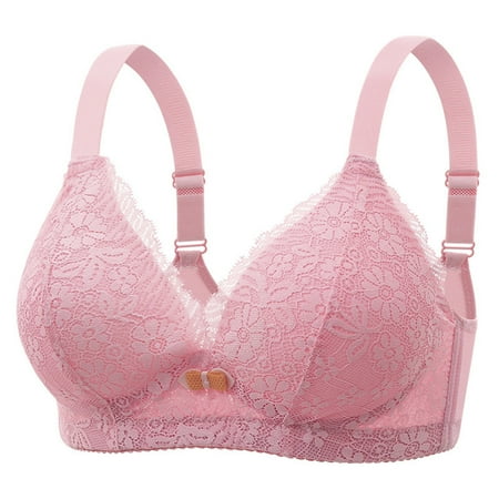 Summer Savings Clearance 2025! Womens Everyday Bras  Full Coverage Seamless Bra Push Up Non Slip Deep V Plunge Underwire Bras for Women Super Padded Add 2 Cups XS-XL