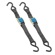 Cequent 2060066 Cambuckle Tie Down W/hooks - (bow) 1' X 36' Zinc (2-Pack)