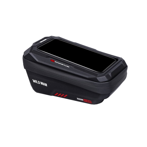 Greeniant Contenedores de bolsas de tubo para bicicleta Ciclismo negro rojo