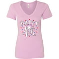 thumbnail image 3 of Inktastic Happy 4th Fourth of July Firework Women's V-Neck T-Shirt, 3 of 5