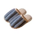 thumbnail image 4 of Zapatillas de algodón de invierno para hombre y mujer, zapatos de felpa cálidos a rayas para interiores, zapatillas de algodón para parejas al aire libre Wmkox8yii hj789, 4 of 6