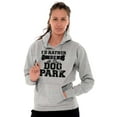 thumbnail image 3 of Rather Be Dog Park Pet Puppy Owner Unisex Plus Fleece Graphic Hoodie Brisco Brands 2X, 3 of 5