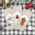thumbnail image 5 of Biplut Red Wine Bag Decorative Reindeer Snowflake Christmas Style Fine Workmanship Table Decorations Ornamental Christmas Champagne Holder Cover for Home (Elk), 5 of 13