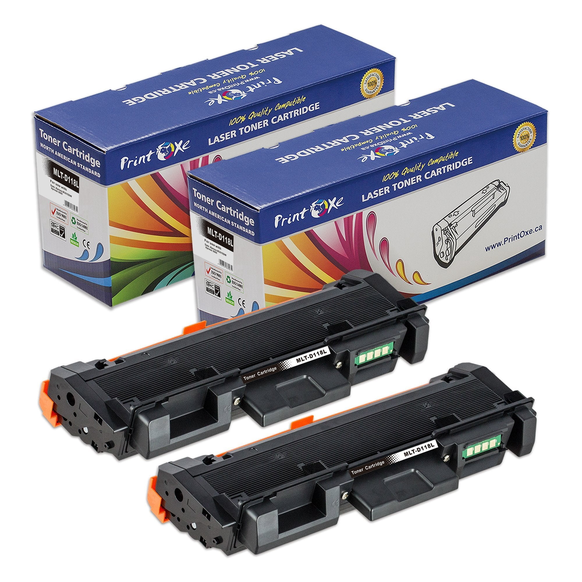MLT-D118L Compatible 2 Toner Cartridges 