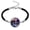 Black-Aquarius, variant on Zodiac Bracelet for Women Men 12 Constellation Matching Couple Astrology Horoscope Stainless Steel Silver Woven Milano Cord Rope Personalized Gift Jewelry Black Taurus