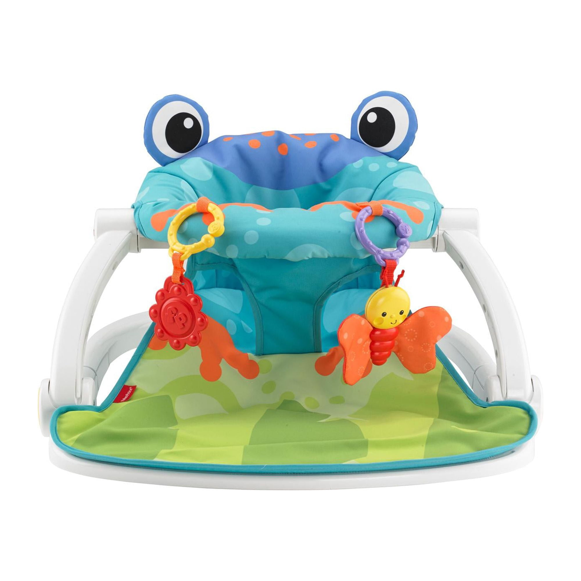 Fisher-Price Sit-Me-Up Froggy Floor Seat with 2-Linkable Toys