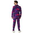 thumbnail image 4 of Men's Suitmeister Retro Neon Navy Suit, 4 of 5