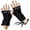 Black-2, variant on YooGuoGuo Women's Punk Chain Decors Fingerless Gloves Dark Gothic Y2K Subculture Arm Warmers Cosplay Black Wrap Straps Sleeve