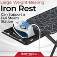 thumbnail image 5 of Bartnelli Patent Ironing Board | Made In Europe | Full Size Iron Board With Iron Rest (43x14"), 5 of 7