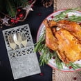 thumbnail image 4 of Gkeoshab Tableware 4PCS New Christmas Tree Cutlery Knife And Fork Cover Table Decoration Home & Garden, 4 of 9