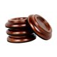 thumbnail image 1 of Juego de 4 ruedas de madera para patas de piano, protección para el suelo de pianos verticales. Marrón, 1 of 9