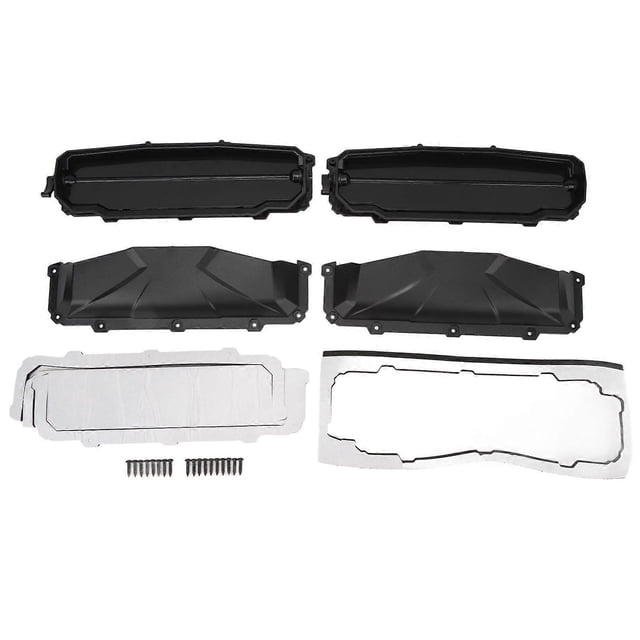Defogging vent kit for UTV windshield made of polycarbonate