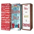 thumbnail image 2 of LB International Pack of 6 Assorted Christmas Wine Gift Bags with Handle, 2 of 2