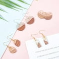 thumbnail image 6 of 1 Box 100pcs Resin Wooden Earring Pendants Dangle Earring Making Kits Vintage Resin Wood Statement Earring Findings with Hooks and Jump Rings for Necklace and Earring Making, 6 of 7