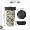 thumbnail image 3 of Balery Armadillo Pattern Insulated Coffee Travel Mug Stainless Steel Vacuum Coffee Cup Leakproof with Screw Lid Coffee for Hot/Iced Beverage - 500ml, 3 of 8