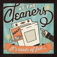 thumbnail image 1 of Metaverse Pela Studio 'The Cleaners II' Multicolored Wood Vintage-style Framed Art, 1 of 2