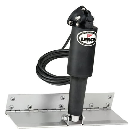 Lenco 4" x 12" Limited Space Trim Tab Kit w/o Switch Kit 12V - St... [15125-101]