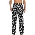 thumbnail image 2 of HPINK-T White Ghost Men's Pajama Pants Super Soft Sleep Lounge Pants Pjs Bottoms with Pockets, 2 of 6