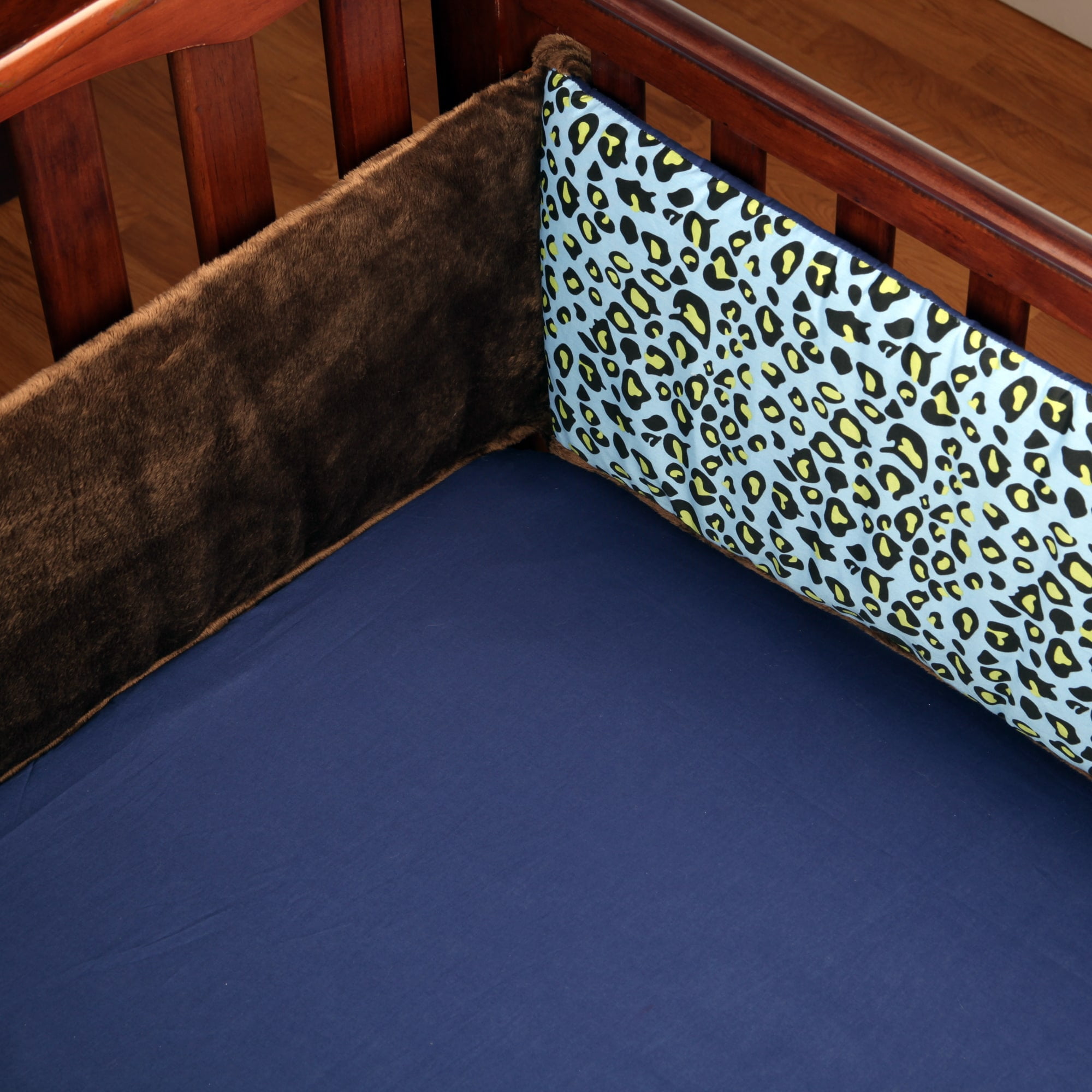 One Grace Place 10-14b010 Jazzie Jungle Boy Crib Sheet