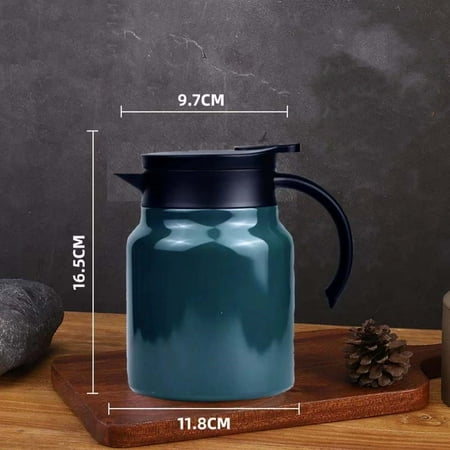 

Sportact Camping Essentials Portable Stainless Steel Teapot for Home Outdoor Office Large Teapot Tea Parts Outdoor Sports