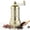 "Bright Gold", variant on Salt and Black Pepper Grinder, Refillable Spice Grinder, Authentic Vintage Turkish Pepper Mill Decorative, 4.2 in, Antique Copper
