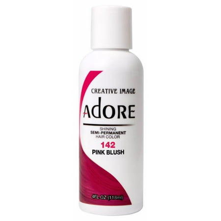 Adore Shining Semi Permanent Hair Color - 142 Pink (Best Neon Pink Hair Dye)