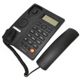 thumbnail image 4 of Telephone Landline, Mute Function Dual Interface ABS Material Corded Phone With Earpiece Line For Office For Hotel Black,White, 4 of 8