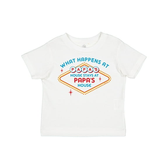 Inktastic Las Vegas Stays at Papa's Boys or Girls Toddler T-Shirt