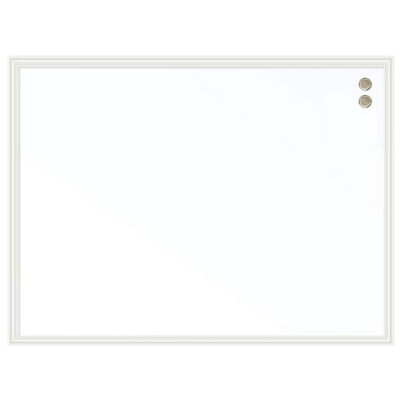 Magnetic Dry-Erase Board, 40" X 30", White Décor Frame (2915U00-01)
