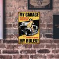 thumbnail image 1 of Placa Vintage, Modelo De Coche De Metal, Pintura De Estaño, Café, Bar, Pub, Arte De Pared, Placa De Póster Likrtyny Arte Deco, 1 of 9