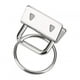 thumbnail image 3 of Conector de llavero con clip de cola de metal duradero, hecho a mano, suministros para hacer bolsos y carteras., 3 of 14