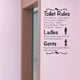 thumbnail image 5 of Pegatinas de pared con reglas de baño, pegatinas de pared humorísticas, decoración para el baño, hotel, bar, oficina, edificio, pegatinas divertidas, decoración única, arte humorístico para, 5 of 6
