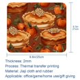thumbnail image 5 of Thanksgiving Printed Square Mousepad Desk Pad Desk Mat, 8.3x9.8 Inch, Non-Slip Rubber Bottom, Suitable for Office and Gaming, 5 of 6