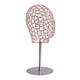thumbnail image 5 of Expositor de pelucas, soporte para cabeza, sombreros, peluquero, estilista principiante, maniquí hueco Rosa, 5 of 9