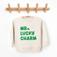 thumbnail image 4 of Bump and Beyond Designs Mr. Lucky Charm St. Patrick's Day Sweatshirt for Boys and Girls (Natural 2T), 4 of 5