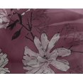 thumbnail image 4 of oneOone Georgette Viscose Wine Fabric Florals Sewing Craft Projects Fabric Prints By Yard 42 Inch Wide, 4 of 4