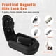 thumbnail image 5 of Porta llaves magnético con cerradura de combinación oculta debajo del automóvil, caja de seguridad para llaves oculta con imán fuerte para guardar llaves en interiores y exteriores, para ocultar llave, 5 of 5