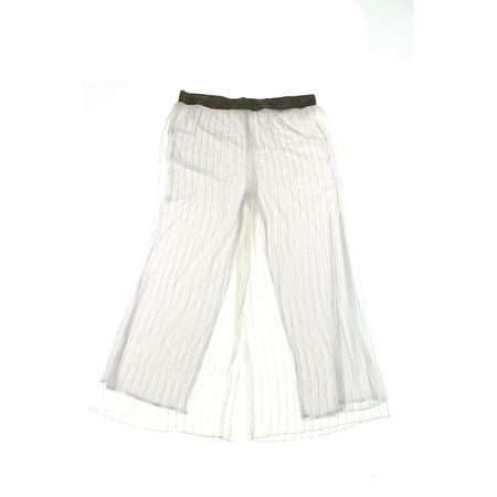 alfani 18w palazzo pleated waist pants golden plus