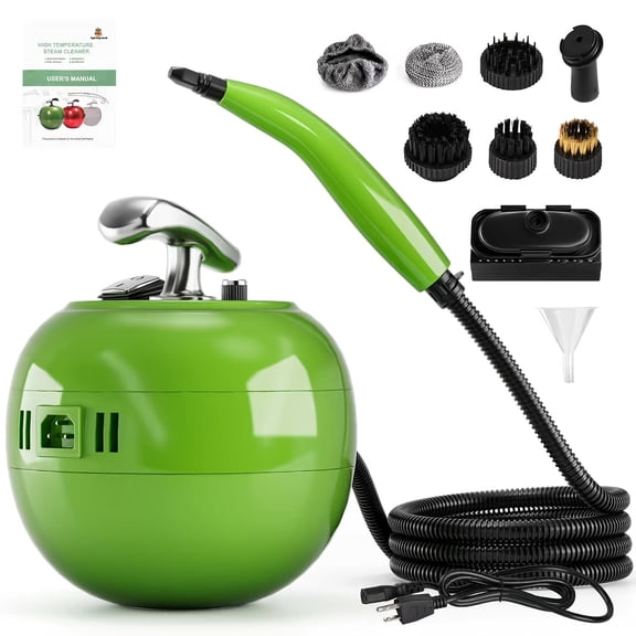 Green Multi-Function Handheld Steam Cleaner