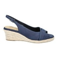 thumbnail image 2 of Easy Street Devlin Women's Espadrille Wedge Sandals Color: Black Size: 7.5, 2 of 5