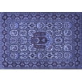 thumbnail image 1 of Ahgly Company Indoor Rectangle Persian Blue Traditional Area Rugs, 5' x 8', 1 of 4
