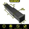 thumbnail image 4 of Trailer Hitch Extension, 2 Inch Receiver Tube Extender, 7 Inch Extension Length, with 5/8 Inch Hitch Pin and Clips, 3500 lbs GTW, 4 of 8