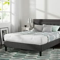 thumbnail image 5 of Zinus Dachelle Upholstered Platform Bed Frame / Mattress Foundation / Wood Slat Support / No Box Spring Needed / Easy Assembly, King, 5 of 5