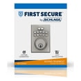 thumbnail image 6 of First Secure by Schlage Truss Keypad Electronic Deadbolt in Stainless Steel, 6 of 10